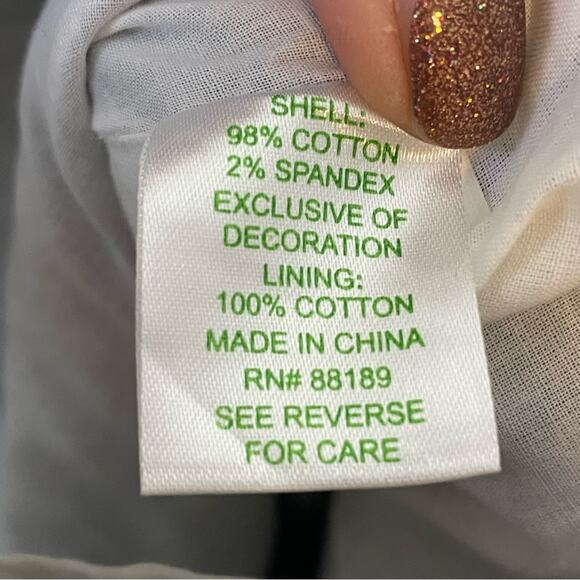 LILLY PULITZER Bowen Navy Blue Comb Get It Embroidered Strapless Dress Size 0 - Picture 5 of 7